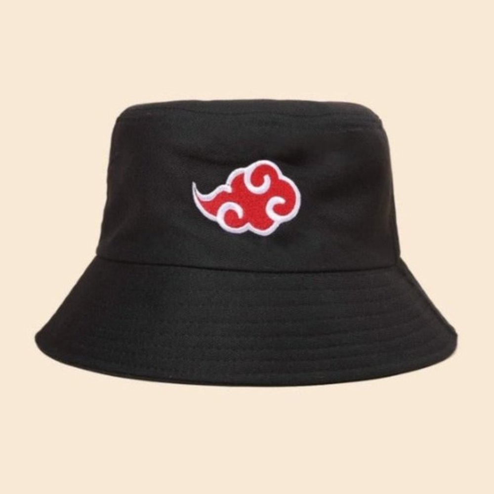 Naruto Akatsuki Cloud Bucket Hat